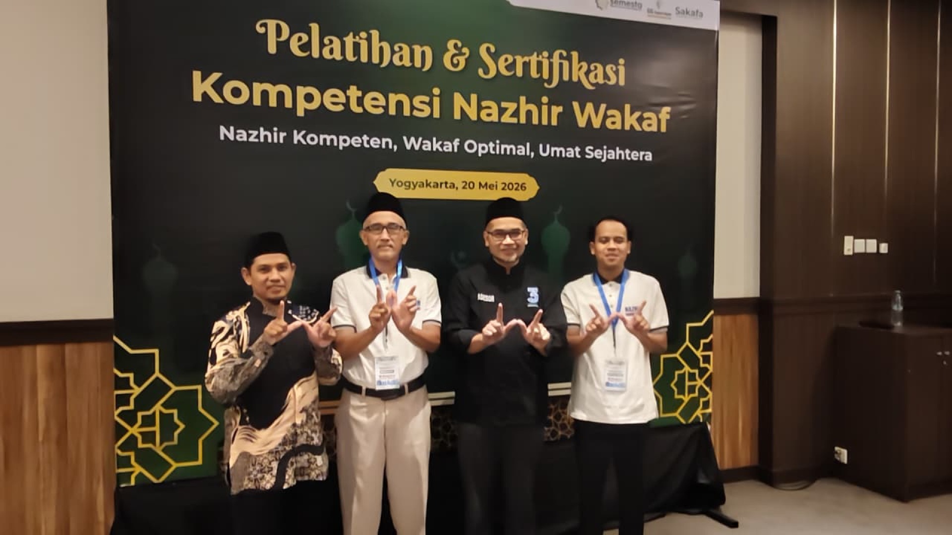 Kepala Divisi Hukum dan Pengamanan Aset BWI DIY, Muhammad Shulthoni, Lc, MA, Ph.D, Menjadi Asesor Ujian Sertifikasi Nazhir. 